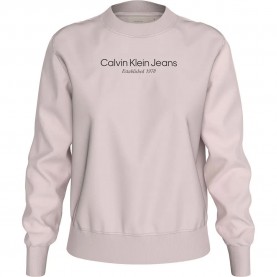 блуза,дамски,блузи,calvin,klein,jeans,institutional,graphic,reg,cn,sweatshirt,beige