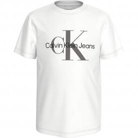 тениска,детски,тениски,calvin,klein,jeans,monogram,short,sleeve,t,shirt,bright,white,(white)