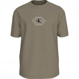 тениска,мъжки,тениски,calvin,klein,jeans,nyc,stamp,graphic,short,sleeve,t,shirt,brindle,(green)