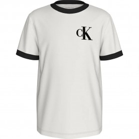 тениска,детски,тениски,calvin,klein,jeans,ringer,mono,short,sleeve,t,shirt,white,(ivory)