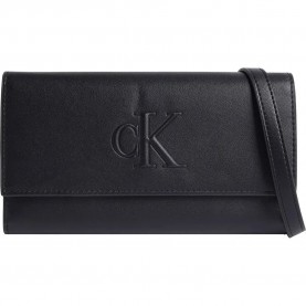 чанта,всички,чанти,calvin,klein,jeans,sculpted,long,fold,strap,deboss,bag,black