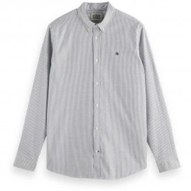 риза,с,дълъг,ръкав,мъжки,ризи,scotch,&,soda,essential,oxford,long,sleeve,shirt,grey