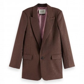 сако,дамски,сака,scotch,&,soda,sequin,jacquard,sb,blazer,brown