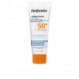 хигиена,тяло,babaria,solar,with,hyaluronic,acid,facial,cream,75ml,clear,(multicolor)