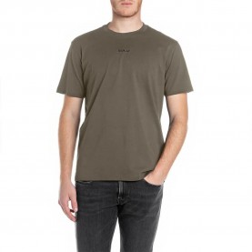 тениска,мъжки,тениски,replay,m3098.000.2660,short,sleeve,t,shirt,mud,green,(green)