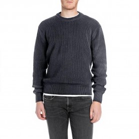 блуза,мъжки,пуловери,replay,uk4722.000.g23788,sweater,night,blue,(blue)