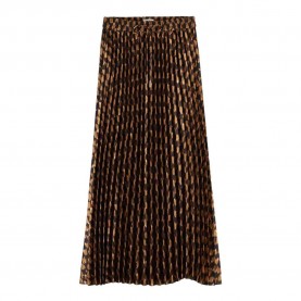 пола,дамски,поли,и,рокли,scotch,&,soda,pleated,midi,skirt,brown
