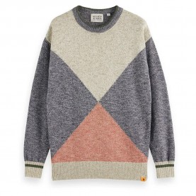 блуза,мъжки,пуловери,scotch,&,soda,blend,geo,sweater,grey