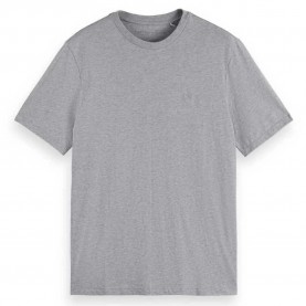 тениска,мъжки,тениски,scotch,&,soda,core,logo,short,sleeve,t,shirt,grey,melange,(grey)