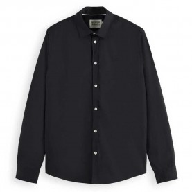 риза,с,дълъг,ръкав,мъжки,ризи,scotch,&,soda,core,long,sleeve,shirt,black,(black)