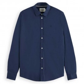 риза,с,дълъг,ръкав,мъжки,ризи,scotch,&,soda,core,long,sleeve,shirt,night,(blue)
