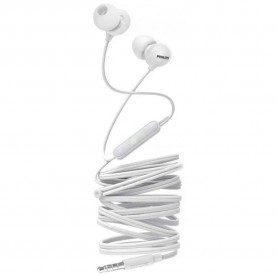 слушалки,слушалки,philips,he2405wt,earphones,white,(black)