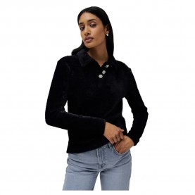 дънки,дамски,блузи,с,яка,salsa,jeans,21009796,long,sleeve,polo,black