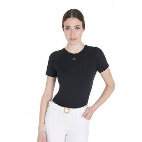 тениска,дамски,тениски,equestro,etw00044,technical,training,short,sleeve,t,shirt,black,(black)