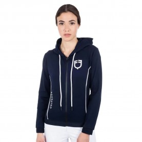 сако,дамски,блузи,equestro,interlock,full,zip,sweatshirt,blue,(navy,blazer,(19,3923),white)