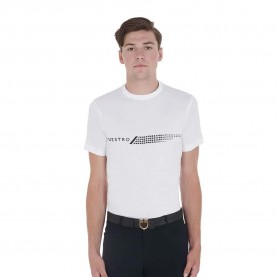 тениска,мъжки,тениски,equestro,shots,cotton,short,sleeve,t,shirt,white,(white)