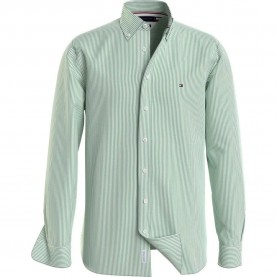 риза,с,дълъг,ръкав,мъжки,ризи,tommy,hilfiger,1985,flex,oxford,stripe,rregular,fit,long,sleeve,shirt,green