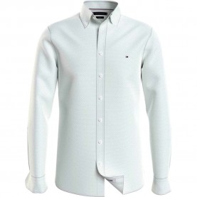 Риза с дълъг ръкав Tommy hilfiger Flex Mini Print Sf long sleeve shirt - White (Optic White / Olympic Green) риза,с,дълъг,ръкав,дамски,ризи,мъжки,ризи,tommy,hilfiger,flex,mini,print,sf,long,sleeve,shirt,white,(optic,white,olympic,green)