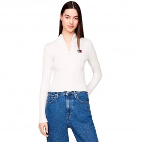 блуза,дамски,пуловери,дамски,плетени,дрехи,tommy,jeans,badge,full,zip,sweater,beige