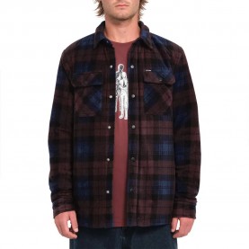 мъжки,якета,volcom,bowered,overshirt,brown