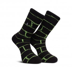 чорапи,мъжки,чорапи,volcom,bricker,socks,black,(black)