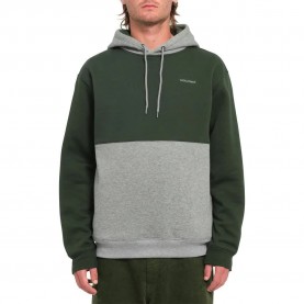 суичър,мъжки,пуловери,volcom,divided,hoodie,green