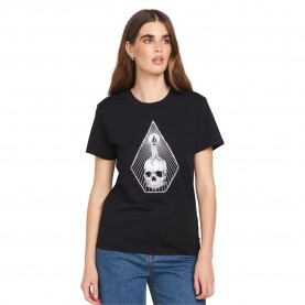 тениска,дамски,тениски,volcom,radical,daze,short,sleeve,t,shirt,black,(black)