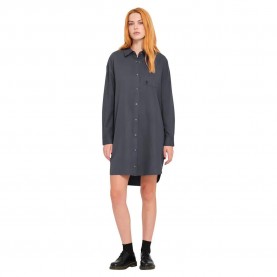 рокля,дамски,поли,и,рокли,volcom,sheart,long,sleeve,dress,black