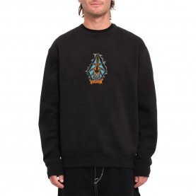 блуза,мъжки,пуловери,volcom,watanite,sweatshirt,black,(black)