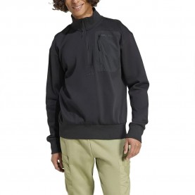 поларена,блуза,мъжки,пуловери,adidas,city,escape,fleece,half,zip,sweatshirt,black