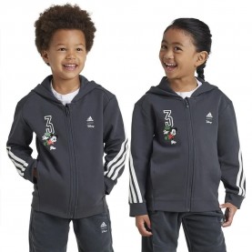 блуза,детски,блузи,adidas,disney,mickey,mouse,full,zip,sweatshirt,carbon,off,white,(grey)