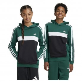 суичър,детски,блузи,adidas,tiberio,3,stripes,colorblock,fleece,hoodie,collegiate,green,black,white,(green)