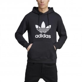 Суичър Adidas Originals Adicolor Classics Trefoil hoodie - Black (Black / White) суичър,мъжки,пуловери,adidas,originals,adicolor,classics,trefoil,hoodie,black,(black,white)
