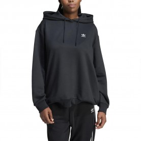 суичър,дамски,блузи,adidas,originals,trefoil,oversized,hoodie,black