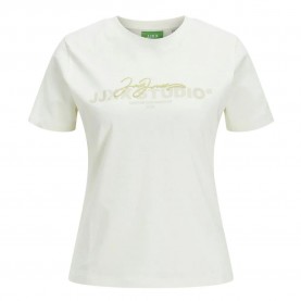 тениска,дамски,тениски,jack,&,jones,amy,reg,jjxx,short,sleeve,t,shirt,white,(vanilla,ice)