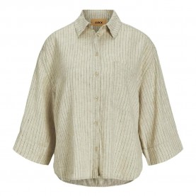дамски,блузи,дамски,ризи,jack,&,jones,breeze,summer,jjxx,3,4,sleeve,shirt,feather,gray,pin,striped,(beige)
