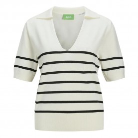 дамски,блузи,с,яка,jack,&,jones,layla,comfy,jjxx,short,sleeve,polo,vanilla,ice,black,(beige)