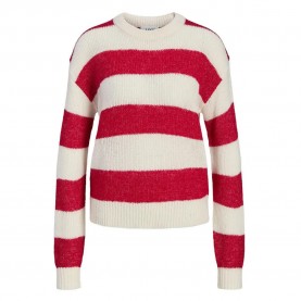 блуза,дамски,пуловери,дамски,плетени,дрехи,jack,&,jones,penelope,jjxx,sweater,racing,red,cloud,dancer,(red,white)
