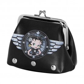 портфейли,и,портмонета,karactermania,betty,boop,motor,love,clip,coin,purse,black,(black)
