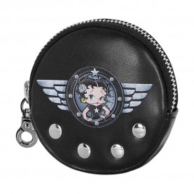 портфейли,и,портмонета,karactermania,betty,boop,motor,love,cookie,coin,purse,black,(black)