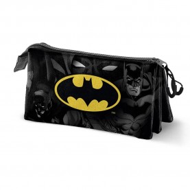канцеларски,принадлежности,karactermania,dc,comics,batman,caped,triple,pencil,case,black