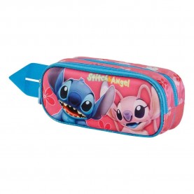 канцеларски,принадлежности,karactermania,disney,lilo,and,stitch,match,3d,double,pencil,case,pink