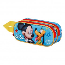 канцеларски,принадлежности,karactermania,disney,mickey,mouse,pal,3d,double,pencil,case,blue,(multicolor)