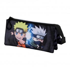 Karactermania Naruto Kid Triple pencil case - Black / Grey (Grey) канцеларски,принадлежности,karactermania,naruto,kid,triple,pencil,case,black,grey,(grey)