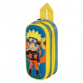 канцеларски,принадлежности,karactermania,naruto,peace,3d,double,pencil,case,yellow,(multicolor)