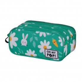 канцеларски,принадлежности,oh,my,pop,blooming,fan,trick,2.2,pencil,case,green,(turquoise)