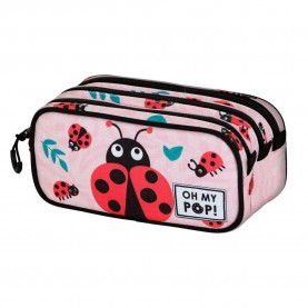 канцеларски,принадлежности,oh,my,pop,ladybug,fan,trick,2.2,pencil,case,pink,(pink)