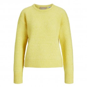блуза,дамски,пуловери,дамски,плетени,дрехи,jack,&,jones,milly,structure,sweater,golden,kiwi,(yellow)