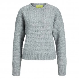 блуза,дамски,пуловери,дамски,плетени,дрехи,jack,&,jones,milly,structure,sweater,light,grey,melange,(grey)