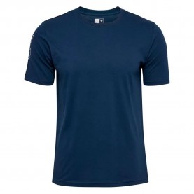 тениска,мъжки,тениски,hummel,elemental,chevron,cotton,short,sleeve,t,shirt,dress,blues,(blue)